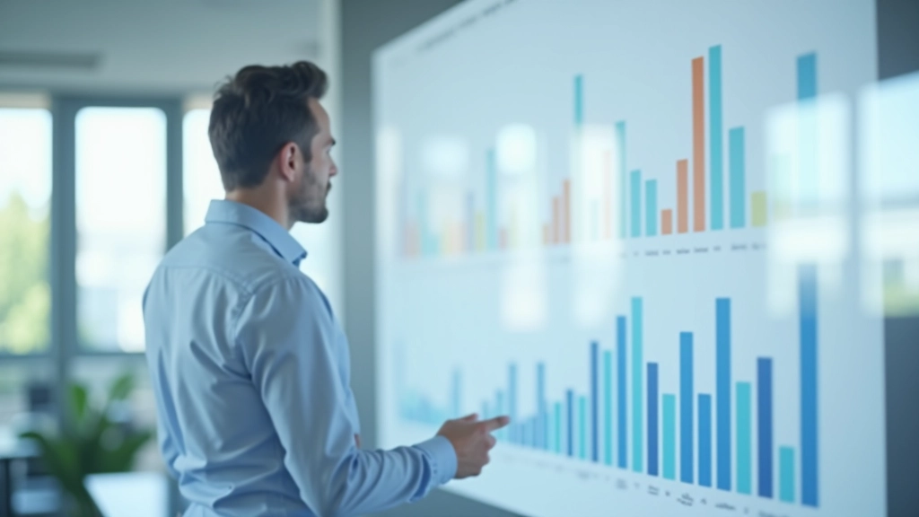 Données statistiques affichées sur un tableau de bord avec graphiques colorés montrant l'évolution mensuelle des créations d'entreprises